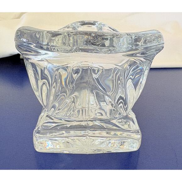 Cristal Christmas Sleigh 24%Lead Crystal Glass Beautiful Cut Details - Picture 4 of 15